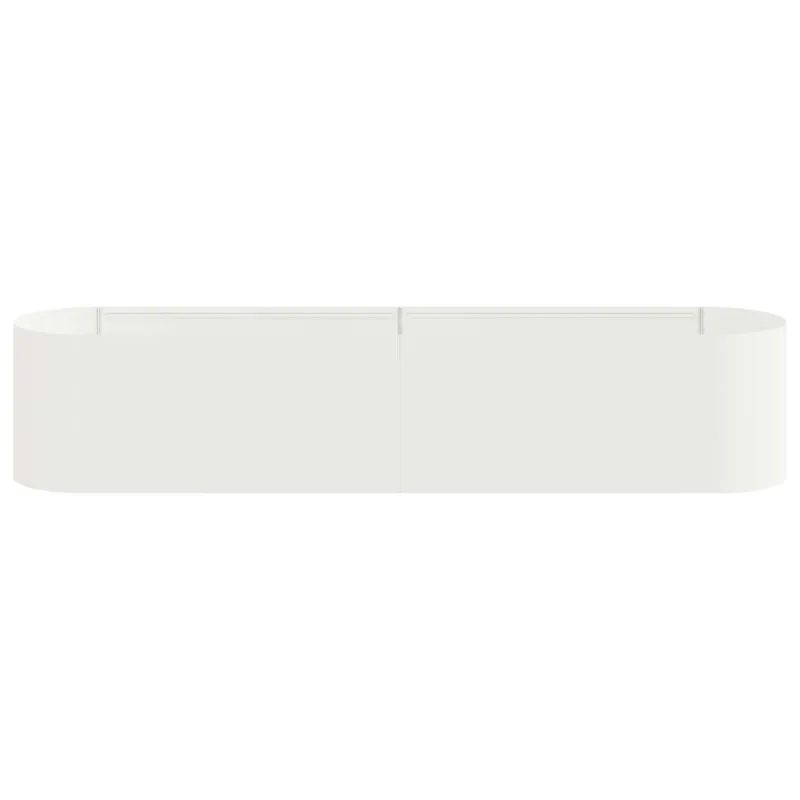 Pakelta sodo lova Balta 200 x 40 x 40 cm