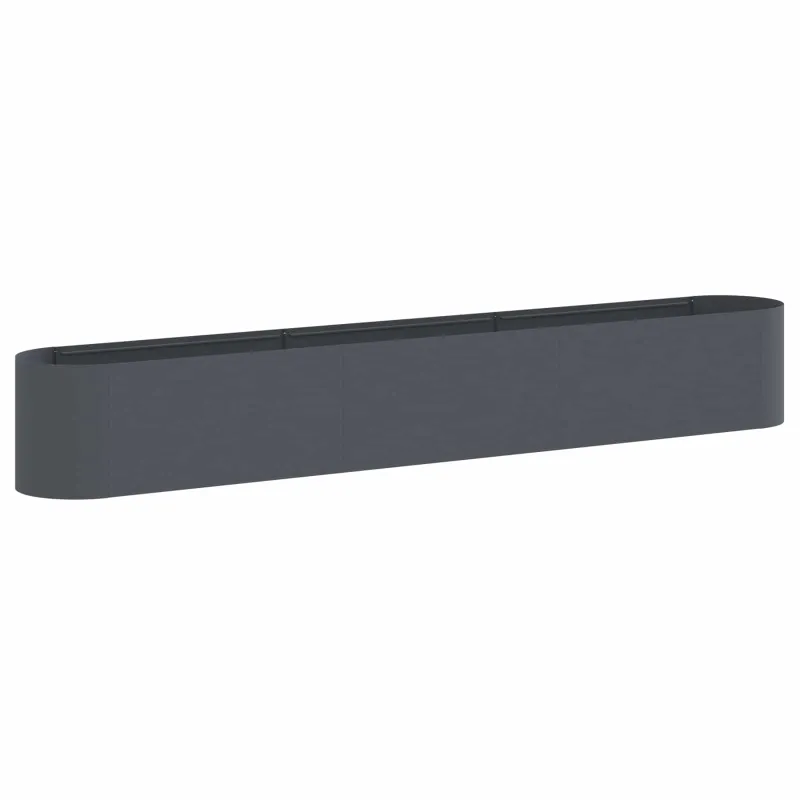 Pakelta sodo lova Antracito 280 x 40 x 40 cm