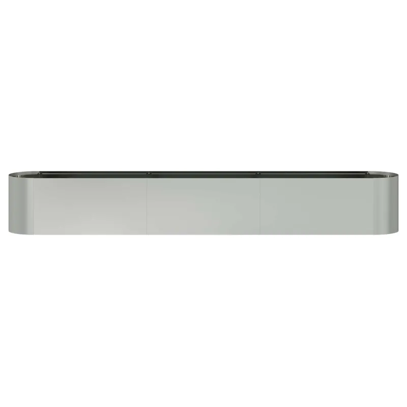Pakelta sodo lova Galvanizuotas plienas 280 x 40 x 40 cm