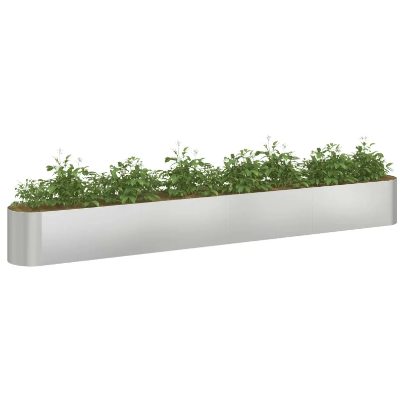 Pakelta sodo lova Galvanizuotas plienas 360 x 40 x 40 cm