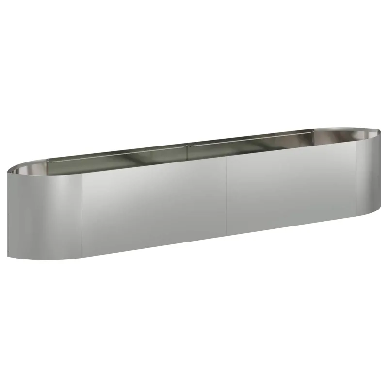 Pakelta sodo lova Galvanizuotas plienas 220 x 40 x 40 cm
