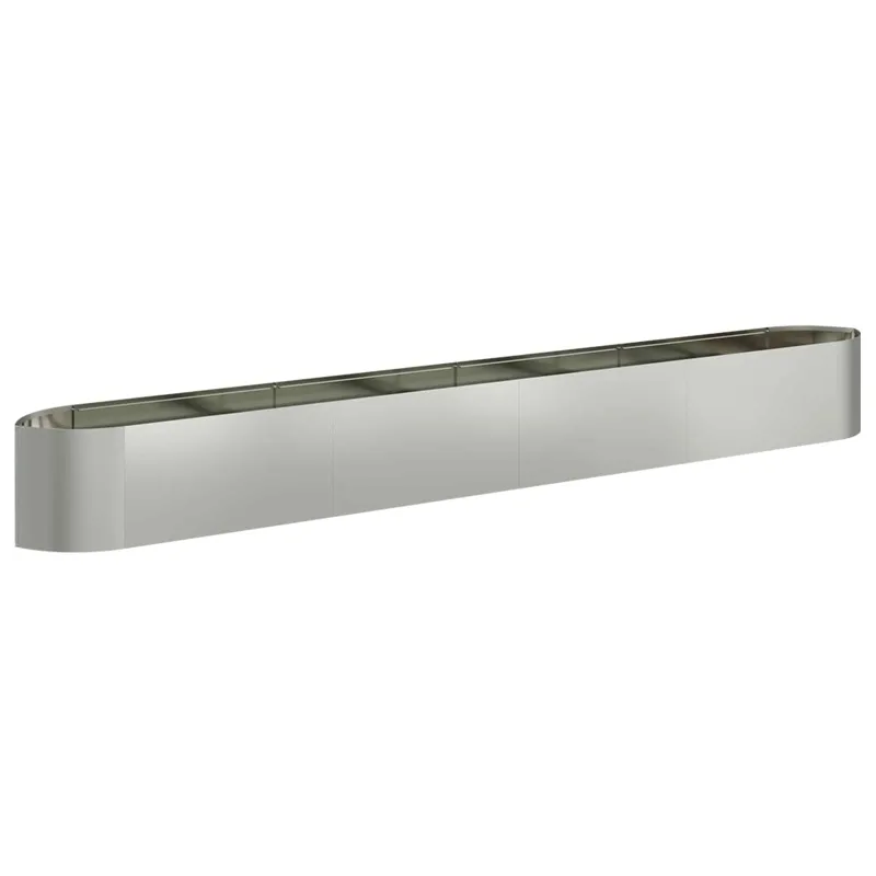 Pakelta sodo lova Galvanizuotas plienas 380 x 40 x 40 cm