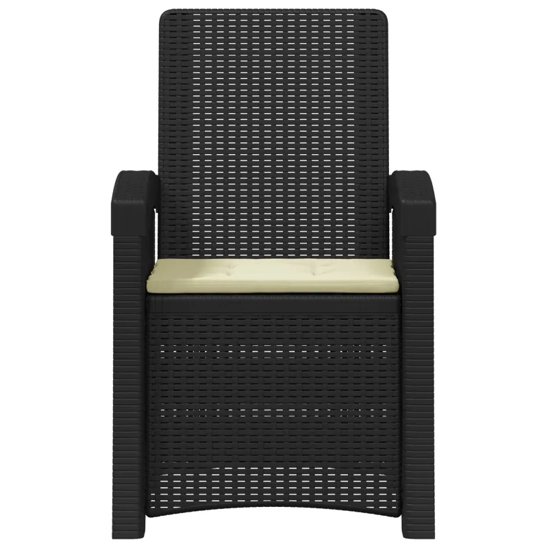 Atlošiamas sodo krėslas su rataniniu vaizdu 2 pcs