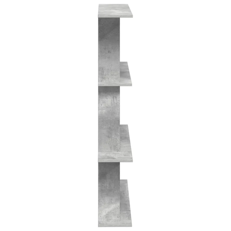 Sieninė Lentynų Vienetų Pilka 100 x 20 x 126 cm
