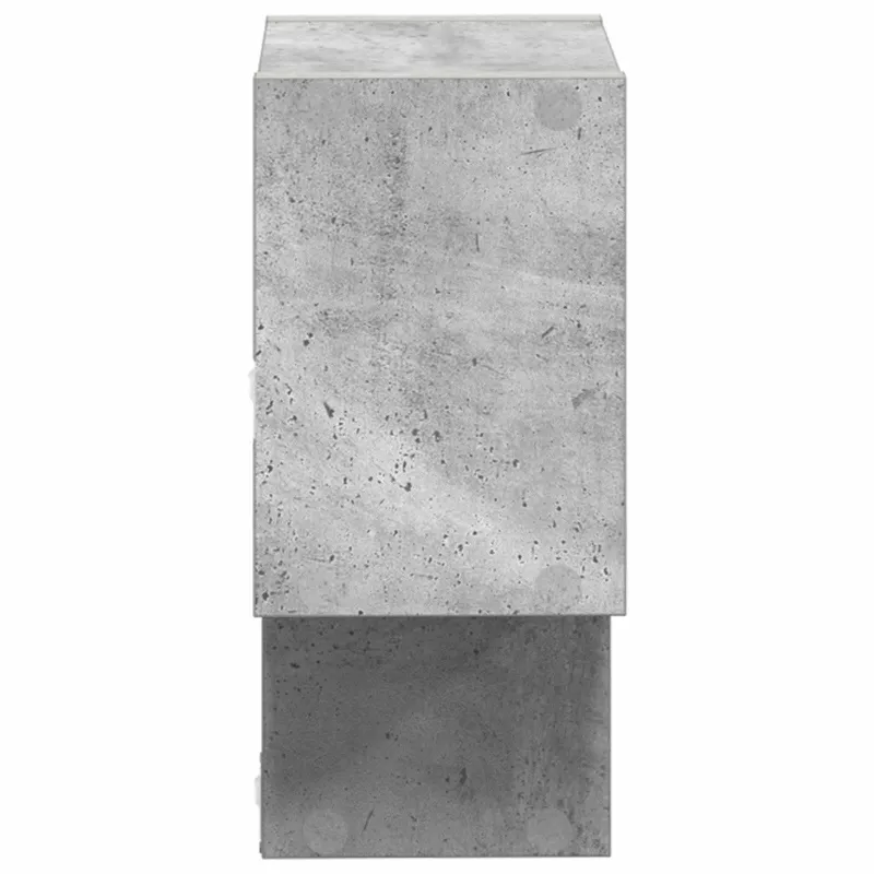 Sieninė lentyna Sieninis Pilka 55 x 15 x 35 cm Apdirbta mediena