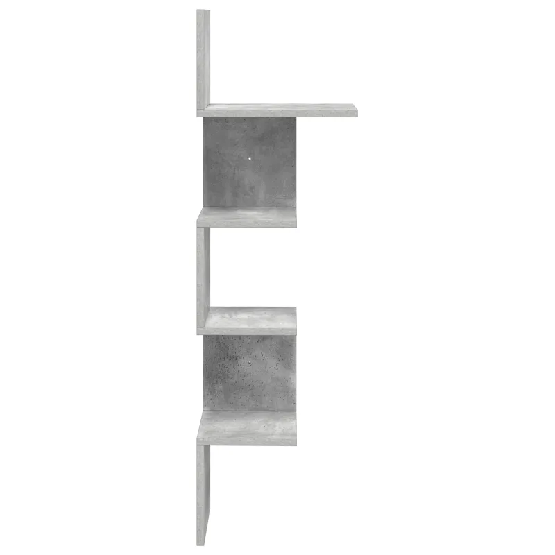 Sieninė lentyna Sieninis Pilka 32 x 21 x 107 cm