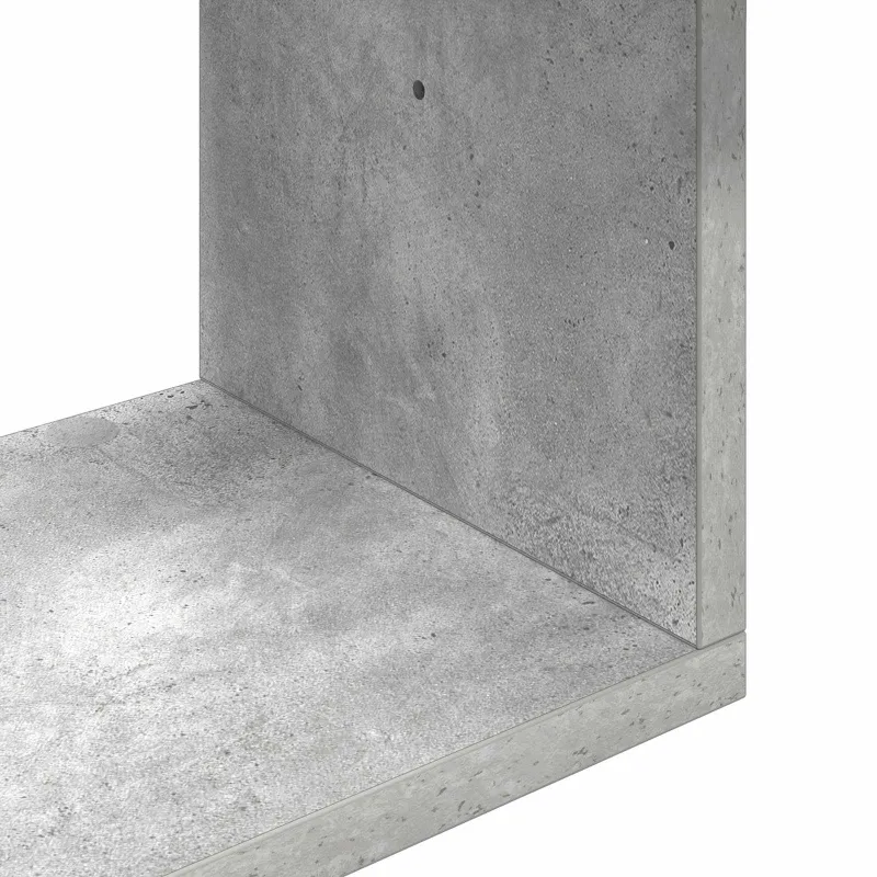 Sieninė lentyna Sieninis Pilka 95 x 20 x 69,5 cm
