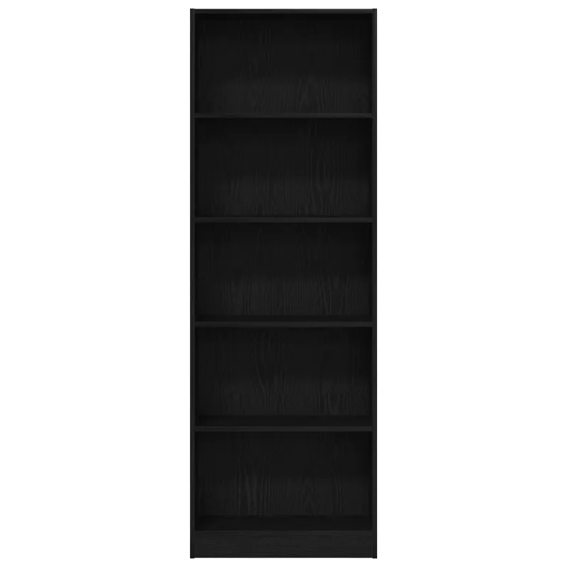 Knygų lentyna Juodas ąžuolas 60 x 24 x 176 cm Apdirbta mediena