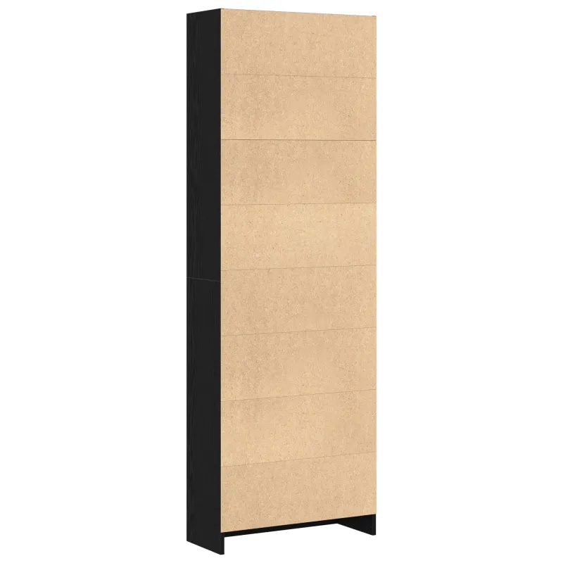 Knygų lentyna Juodas ąžuolas 60 x 24 x 176 cm Apdirbta mediena