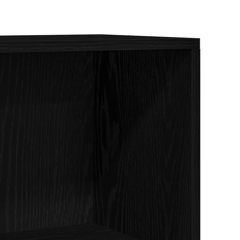 Knygų lentyna Juodas ąžuolas 60 x 24 x 176 cm Apdirbta mediena