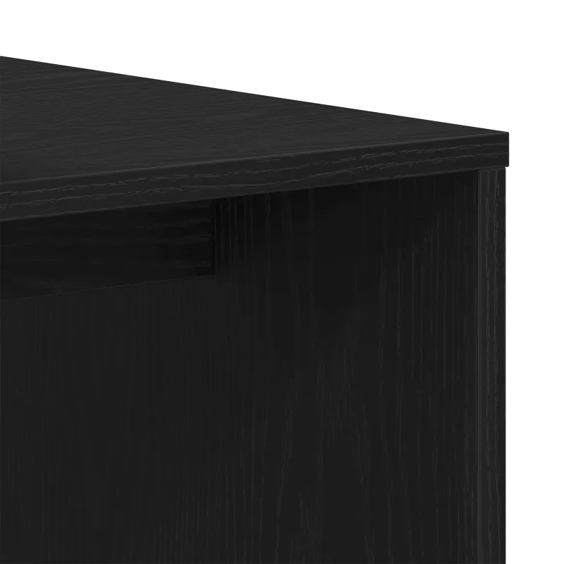 Sustūmiami staliukai Juodas ąžuolas 100 x 48 x 40 cm