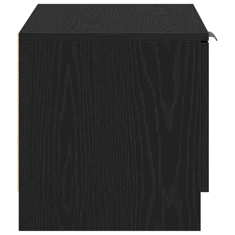 Televizoriaus spintelė 2 pcs Juodas ąžuolas 80 x 35 x 36,5 cm