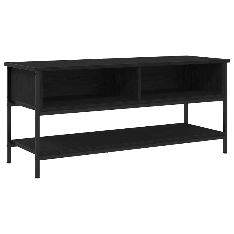 TV spintelių komplektas Juodas ąžuolas 100 x 35 x 45 cm