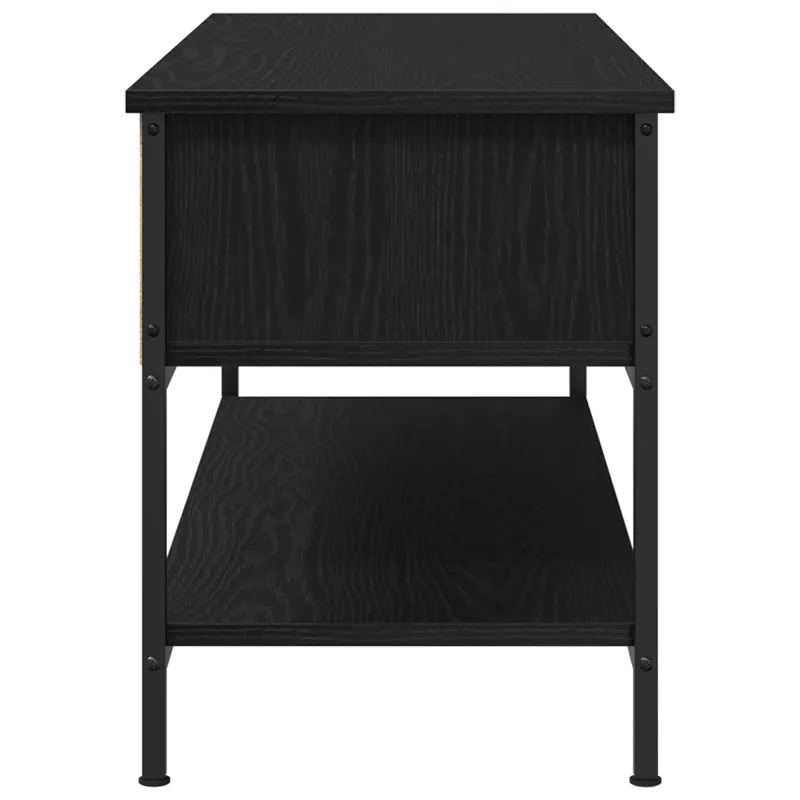 TV spintelių komplektas Juodas ąžuolas 100 x 35 x 45 cm