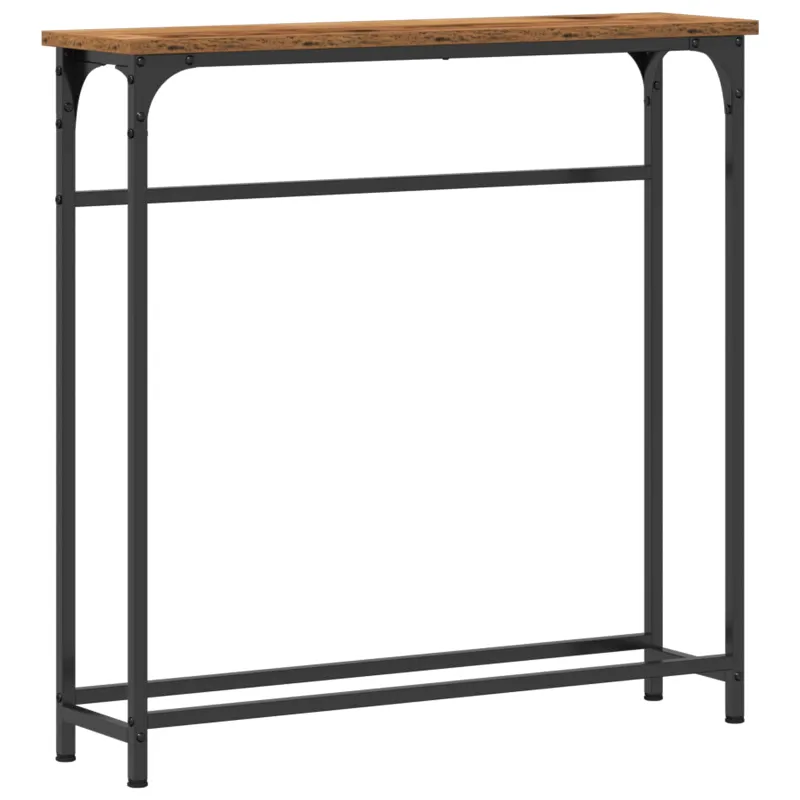 Konsolinis stalas su lentyna Senas medis 75 x 19,5 x 75 cm