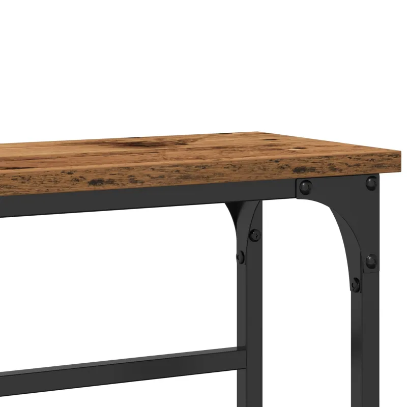 Konsolinis stalas su lentyna Senas medis 75 x 19,5 x 75 cm