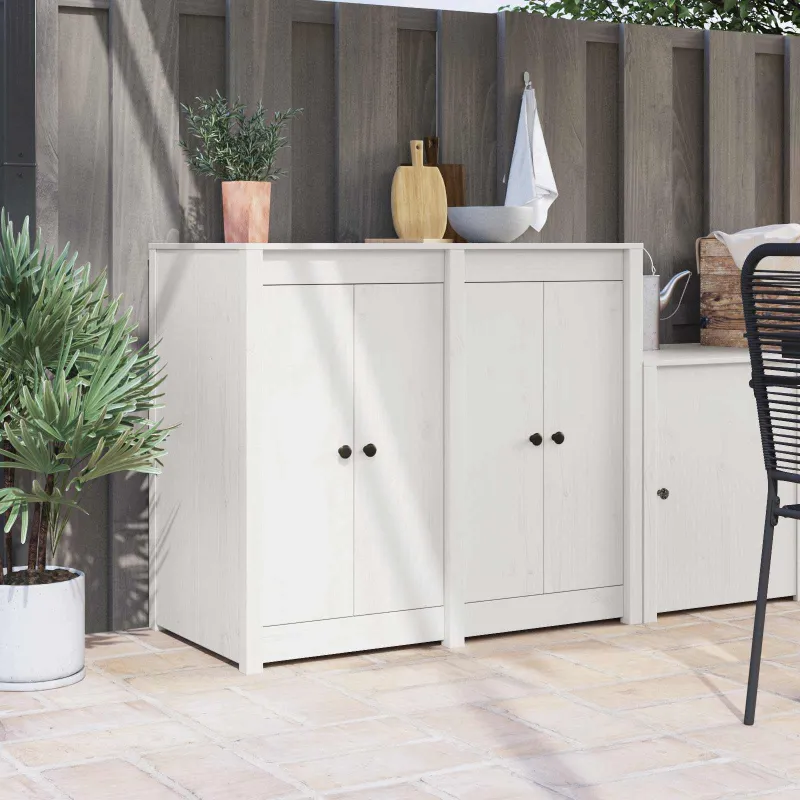 Virtuvės durys MEPPEL 2 pcs Balta 50 x 9 x 82 cm