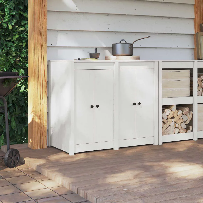 Virtuvės durys MEPPEL 2 pcs Balta 50 x 9 x 82 cm