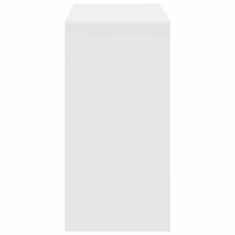 Stalas su stalčių Balta 90 x 37.5 x 75 cm Apdirbta mediena
