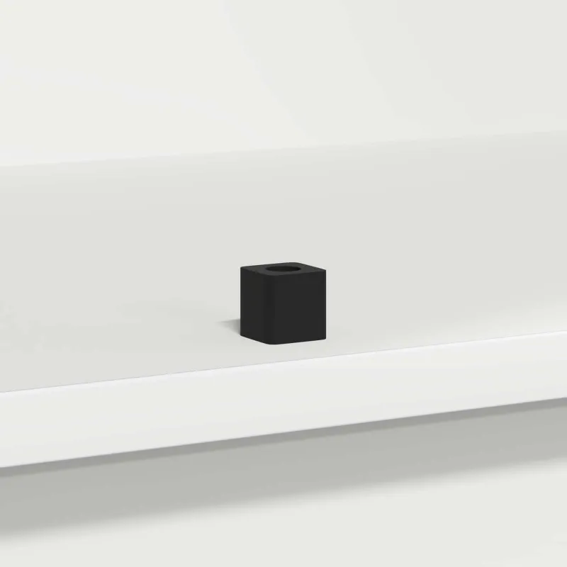 LED Bufetas Balta 71 x 34,5 x 75 cm Apdirbta mediena