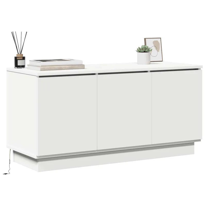 Televizoriaus spintelė Balta 100 x 38 x 49 cm Apdirbta mediena