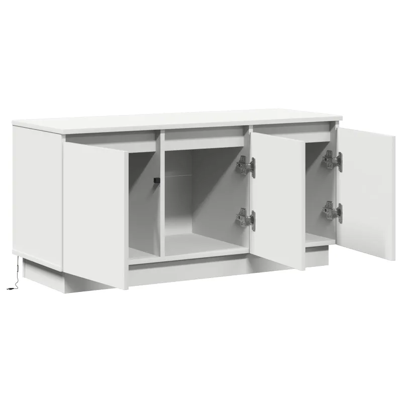 Televizoriaus spintelė Balta 100 x 38 x 49 cm Apdirbta mediena