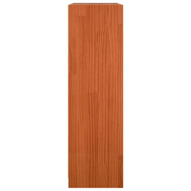 Knygų spinta Vaško ruda 104 x 33 x 110 cm Kietos pušies mediena