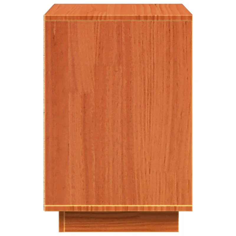 Šalia lovos spintelė 2 pcs Vaško ruda 60 x 34 x 51 cm