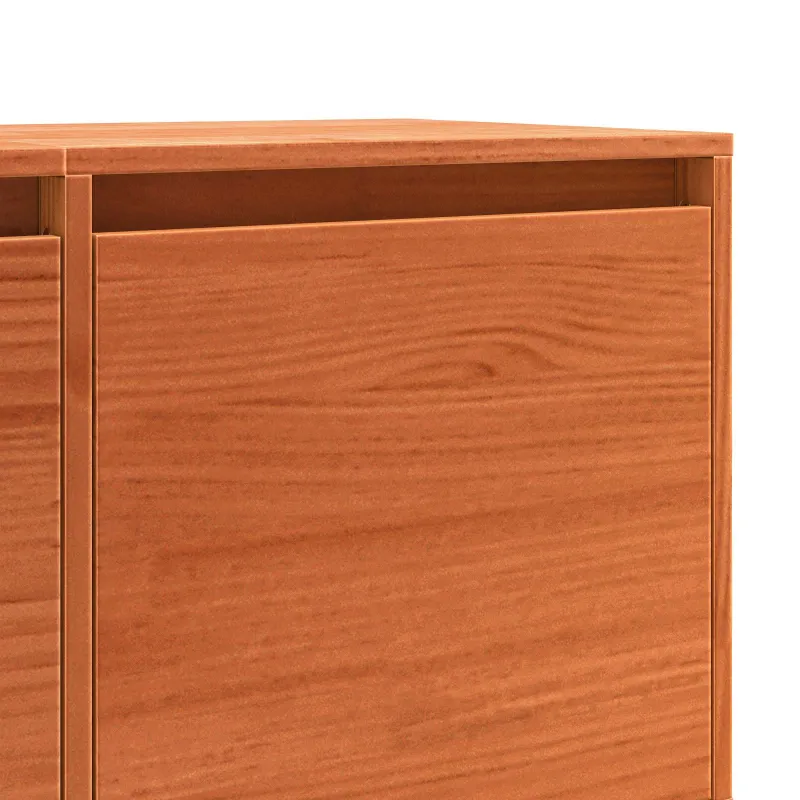 Televizoriaus spintelė Ruda 156 x 37 x 45 cm Apdirbta mediena