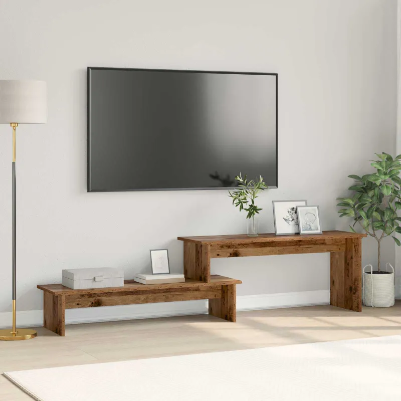 TV spintelių komplektas Senovinis medis 180 x 30 x 43 cm