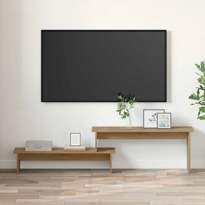 TV spintelių komplektas Amatininkų ąžuolas 180,5 x 30 x 43 cm