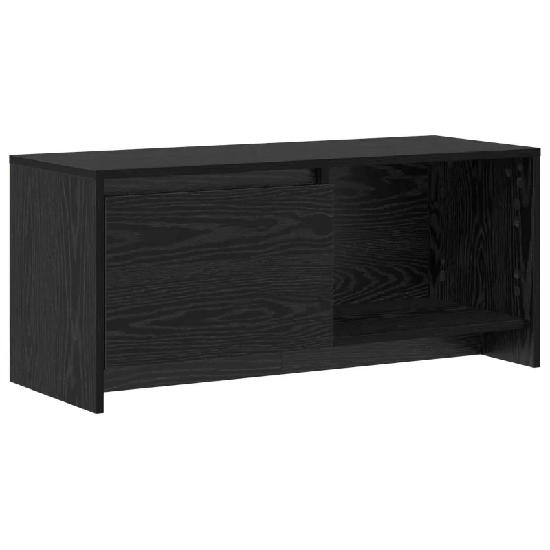 TV spintelių komplektas Juodas ąžuolas 90 x 35 x 40 cm