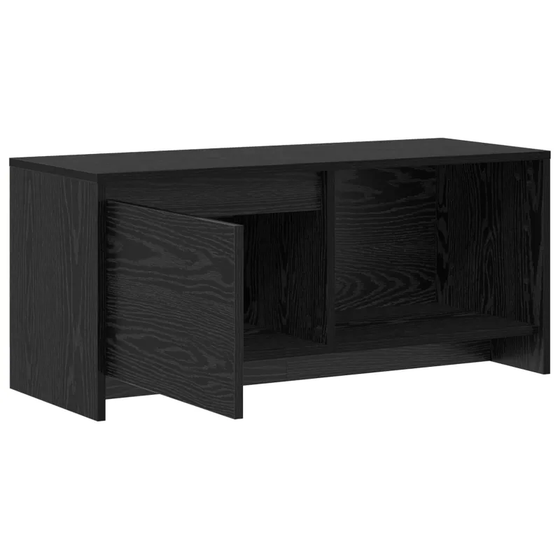 TV spintelių komplektas Juodas ąžuolas 90 x 35 x 40 cm