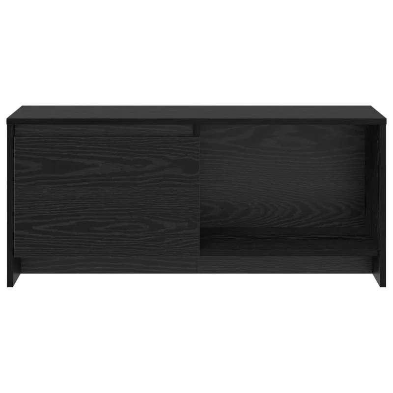TV spintelių komplektas Juodas ąžuolas 90 x 35 x 40 cm