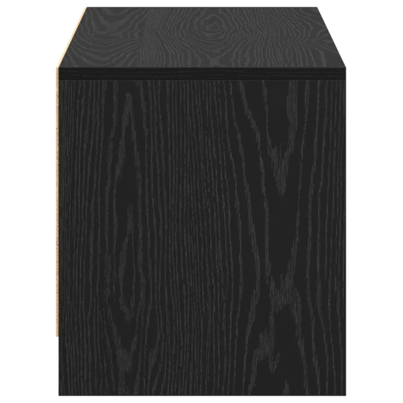 TV spintelių komplektas Juodas ąžuolas 90 x 35 x 40 cm