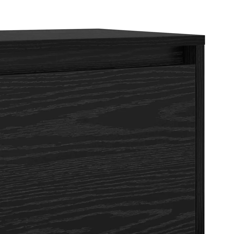 TV spintelių komplektas Juodas ąžuolas 90 x 35 x 40 cm