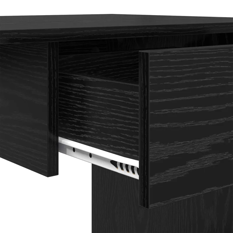 Stalas Juodas ąžuolas 100 x 50 x 76 cm Apdirbta mediena