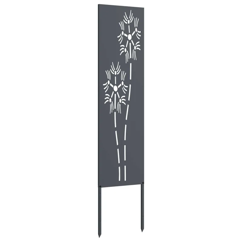 Sodo privatumo ekranas „Fretwork“ Antracitas 32 x 140 cm