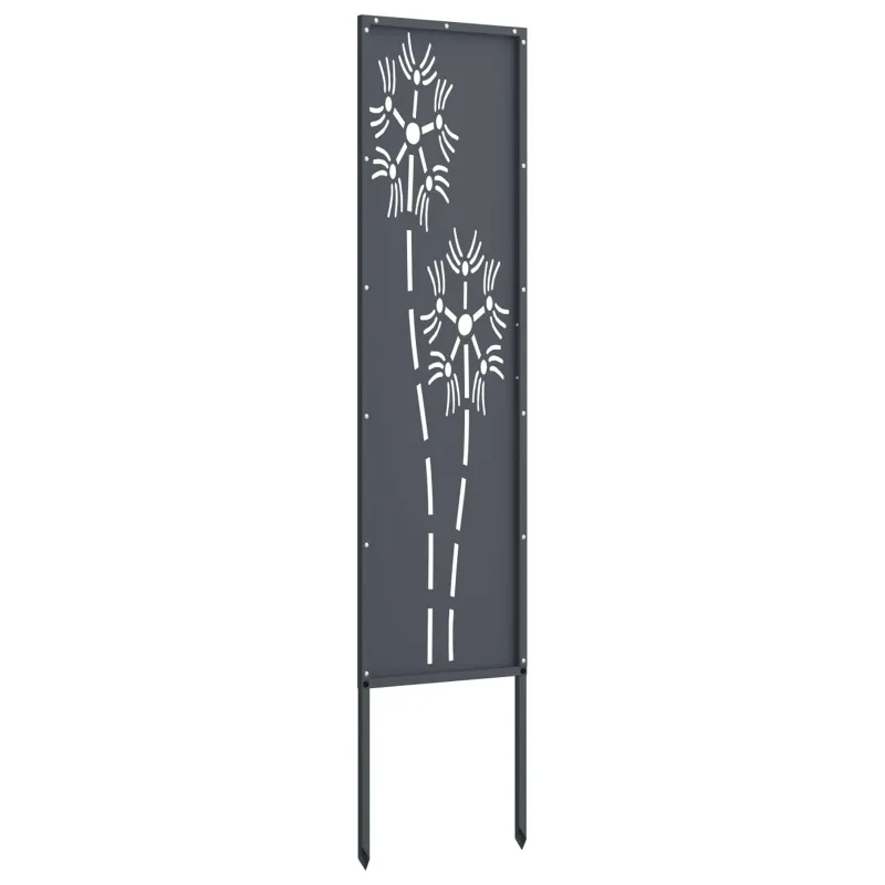 Sodo privatumo ekranas „Fretwork“ Antracitas 32 x 140 cm