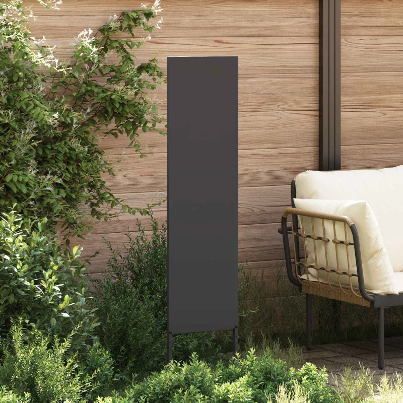 Sodo privatumo ekranas „Fretwork“ Juoda 32 x 140 cm