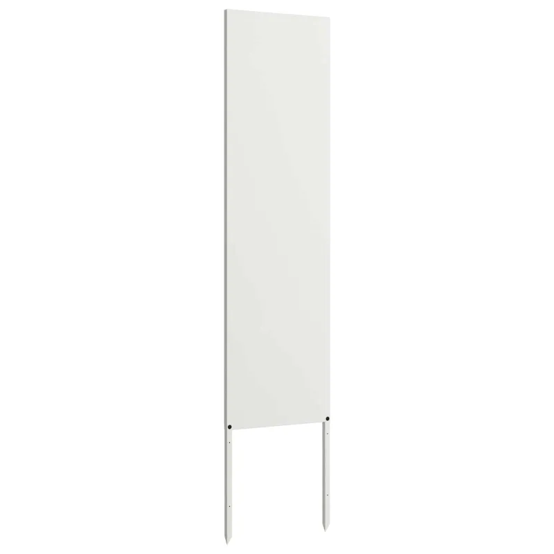 Sodo privatumo ekranas „Fretwork“ Balta 32 x 140 cm