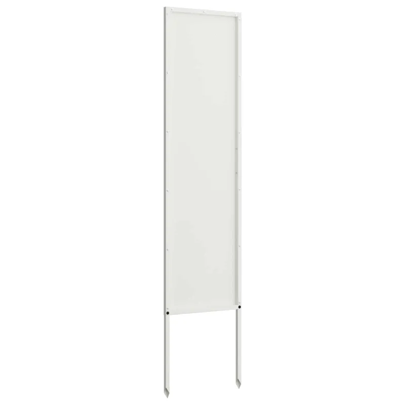 Sodo privatumo ekranas „Fretwork“ Balta 32 x 140 cm