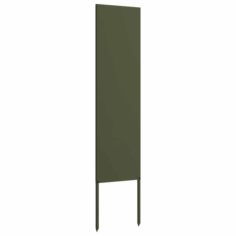 Sodo privatumo ekranas „Fretwork“ Alyvuogių žalia 32 x 140 cm
