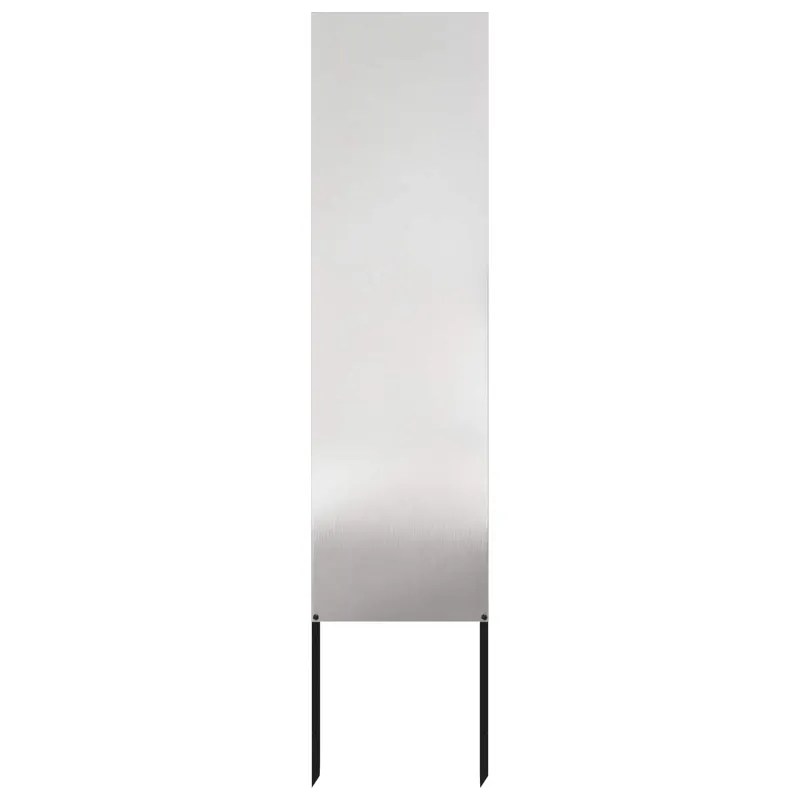Sodo privatumo ekranas Sidabro 32 x 140 cm Nerūdijantis plienas