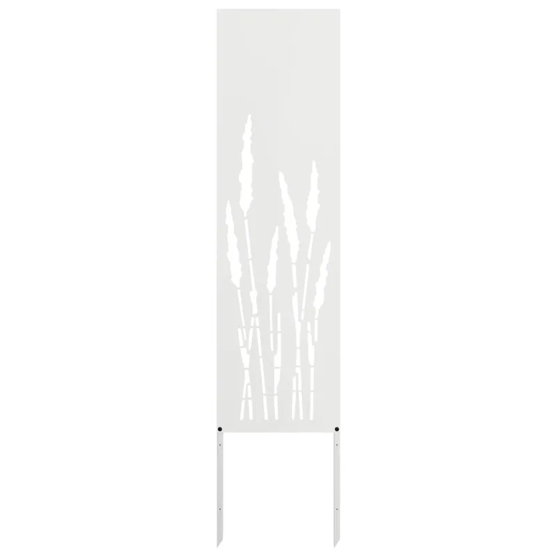 Sodo privatumo ekranas „Fretwork“ Balta 32 x 140 cm