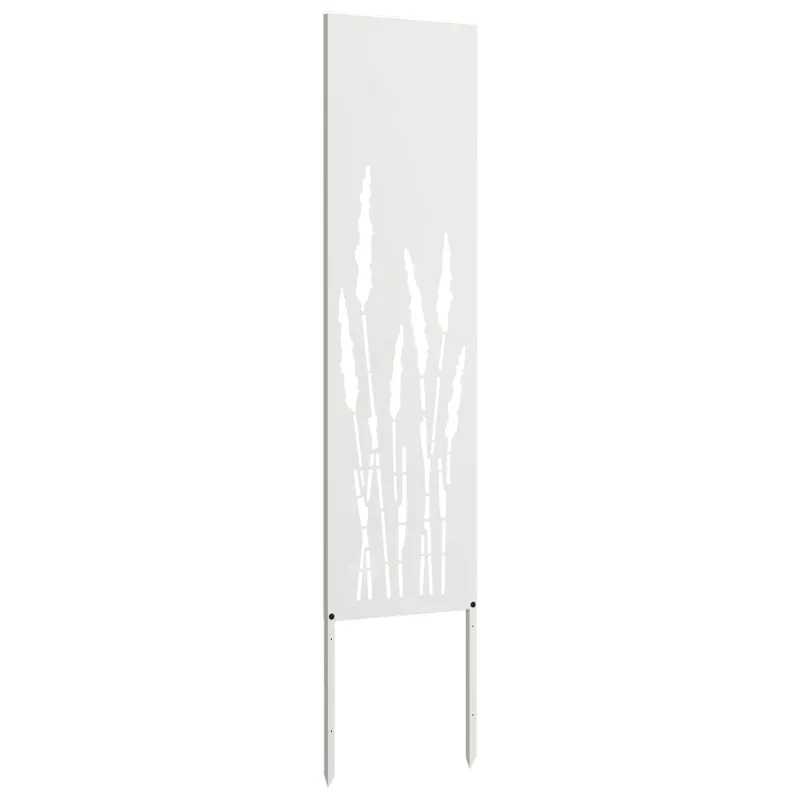 Sodo privatumo ekranas „Fretwork“ Balta 32 x 140 cm