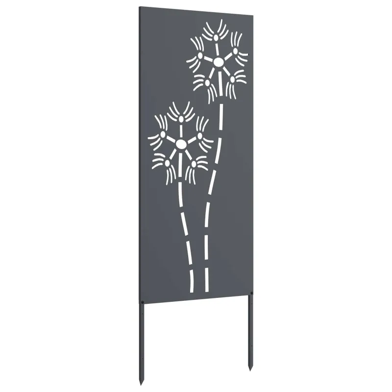 Sodo privatumo ekranas „Fretwork“ Antracitas 50 x 140 cm