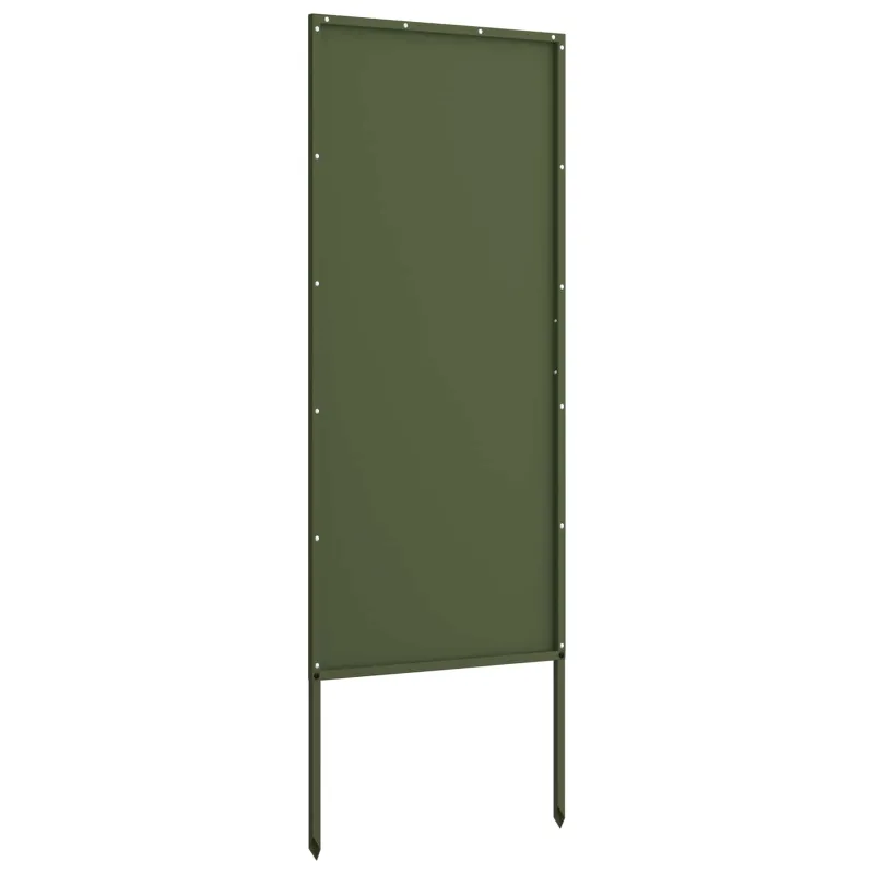 Sodo privatumo ekranas „Fretwork“ Alyvuogių žalia 50 x 140 cm