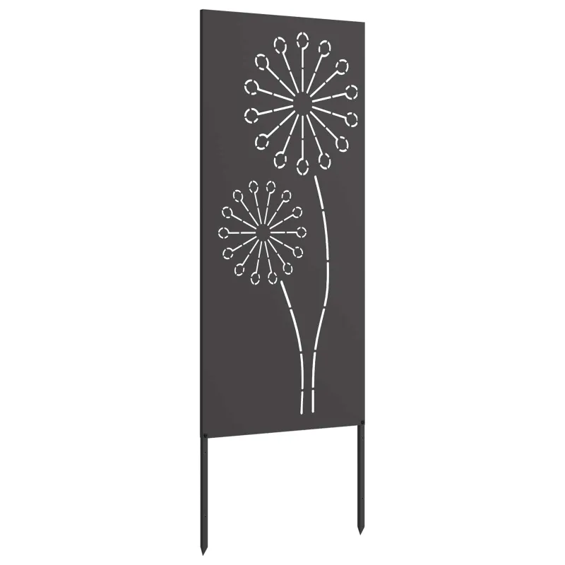 Sodo privatumo ekranas „Fretwork“ Juoda 50 x 140 cm