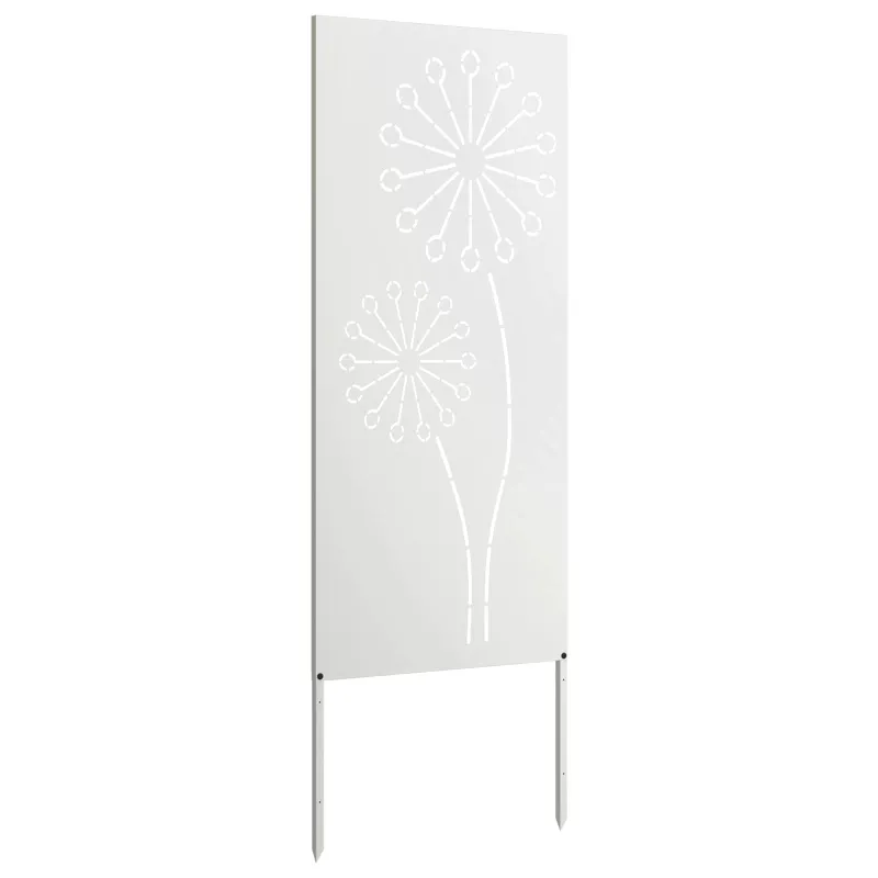 Sodo privatumo ekranas „Fretwork“ Balta 50 x 140 cm